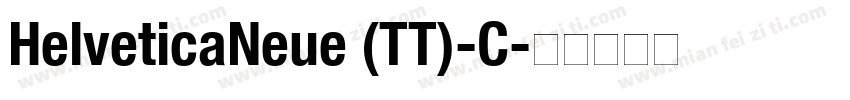 HelveticaNeue (TT)-C字体转换